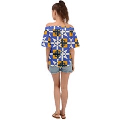 Off Shoulder Short Sleeve Top 