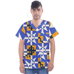 Men s V-Neck Scrub Top 