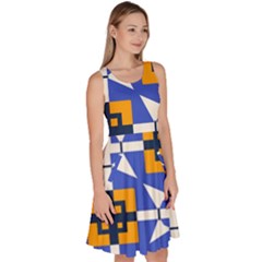 Knee Length Skater Dress With Pockets 