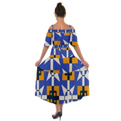 Shoulder Straps Boho Maxi Dress  