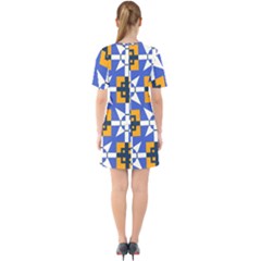 Sixties Short Sleeve Mini Dress 