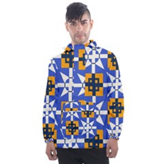 Men s Front Pocket Pullover Windbreaker 