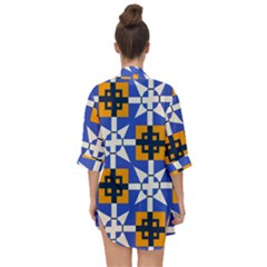 Open Front Chiffon Kimono 