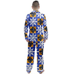 Men s Long Sleeve Satin Pajamas Set 