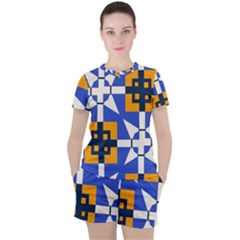Women s Mesh T-Shirt and Shorts Set 