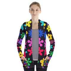 Open Front Pocket Cardigan 