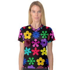 V-Neck Sport Mesh T-Shirt 