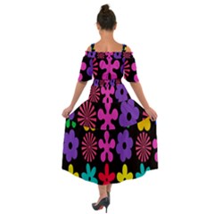 Shoulder Straps Boho Maxi Dress  