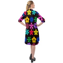 Long Sleeve Mini Shirt Dress 