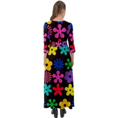 Button Up Boho Maxi Dress 