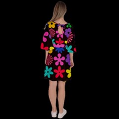 Velour Kimono Dress 