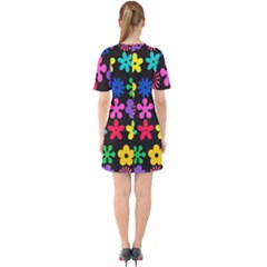Sixties Short Sleeve Mini Dress 