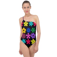 Classic One Shoulder Swimsuit 
