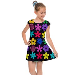 Kids  Cap Sleeve Dress 