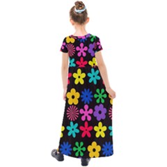 Kids  Short Sleeve Maxi Dress 