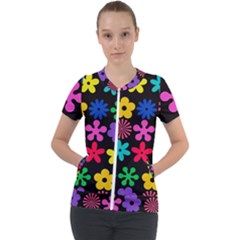Short Sleeve Zip Up Jacket 