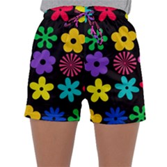 Women s Satin Sleepwear Shorts 