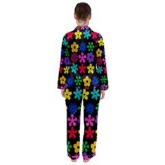 Women s Long Sleeve Satin Pajamas Set 
