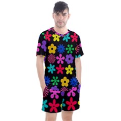 Men s Mesh T-Shirt and Shorts Set 