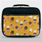 Ice cream on an orange background pattern                                                             Lunch Bag