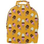 Ice cream on an orange background pattern                                                             Mini Full Print Backpack