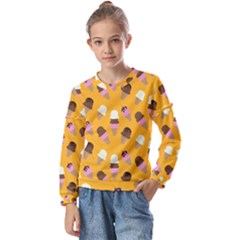 Kids  Long Sleeve T-Shirt with Frill  