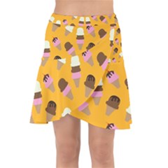 Wrap Front Skirt 