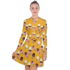 Long Sleeve Panel Dress 