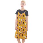 Ice cream on an orange background pattern                                                          Camis Fishtail Dress