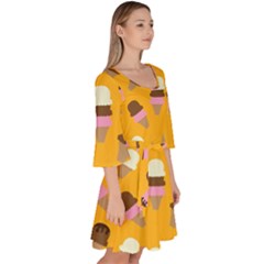 Velour Kimono Dress 