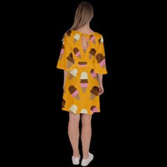 Velour Kimono Dress 
