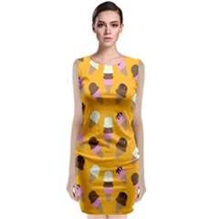 Classic Sleeveless Midi Dress 