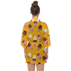 Half Sleeve Chiffon Kimono 