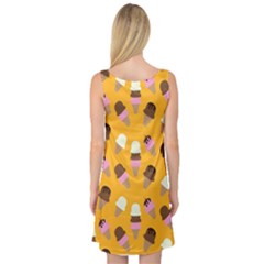 Sleeveless Satin Nightdress Back