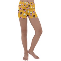 Kids  Lightweight Velour Yoga Shorts 