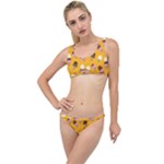 Ice cream on an orange background pattern                                                            The Little Details Bikini Set