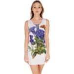 Vintage-blume-kunst-clipart-16307836606qy-removebg-preview Bodycon Dress