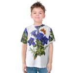 Vintage-blume-kunst-clipart-16307836606qy-removebg-preview Kids  Cotton Tee