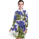 Vintage-blume-kunst-clipart-16307836606qy-removebg-preview Long Sleeve Chiffon Shirt Dress