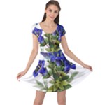 Vintage-blume-kunst-clipart-16307836606qy-removebg-preview Cap Sleeve Dress