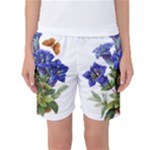 Vintage-blume-kunst-clipart-16307836606qy-removebg-preview Women s Basketball Shorts