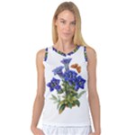 Vintage-blume-kunst-clipart-16307836606qy-removebg-preview Women s Basketball Tank Top