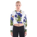 Vintage-blume-kunst-clipart-16307836606qy-removebg-preview Cropped Sweatshirt