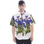 Vintage-blume-kunst-clipart-16307836606qy-removebg-preview Men s Short Sleeve Shirt