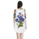 Shoulder Cutout Velvet One Piece 