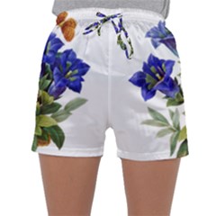 Women s Satin Sleepwear Shorts 