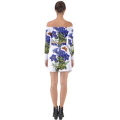Off Shoulder Top with Skirt Set 
