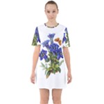 Vintage-blume-kunst-clipart-16307836606qy-removebg-preview Sixties Short Sleeve Mini Dress