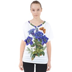 V-Neck Dolman Drape Top 