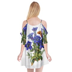 Cutout Spaghetti Strap Chiffon Dress 